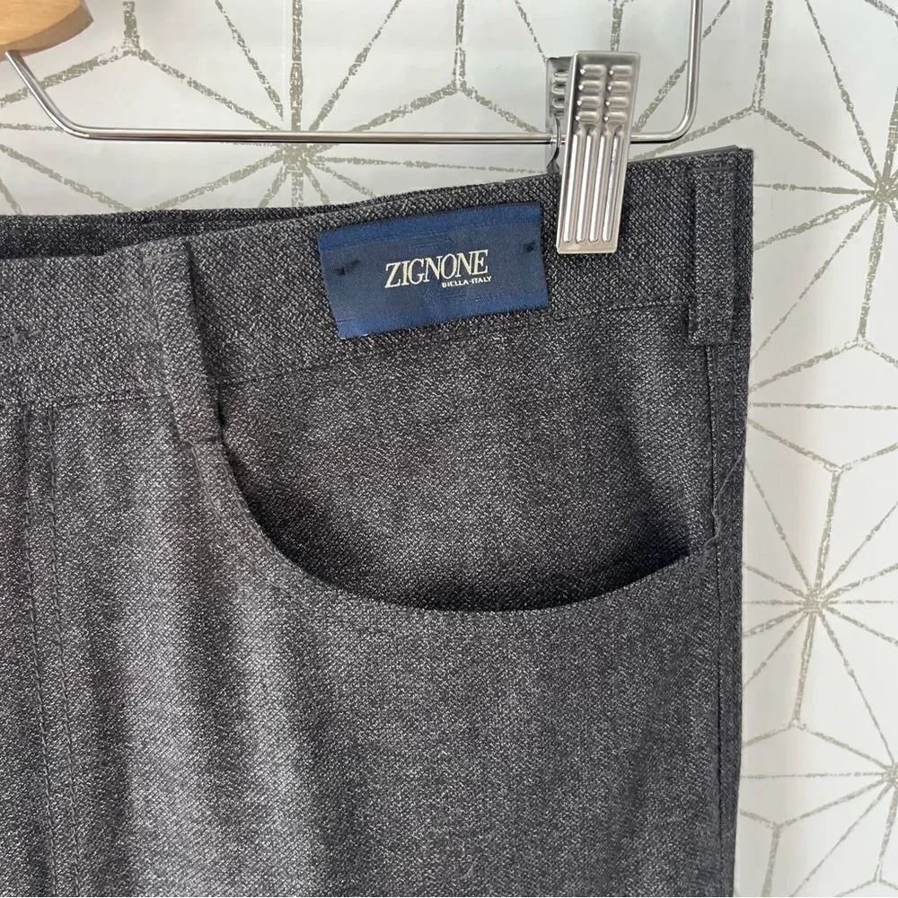 Coppley Argo Pant Charcoal Gray Slacks 34x36